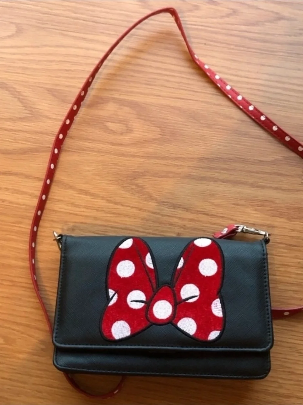 Disney Minnie Mouse Bow Crossbody Bag
